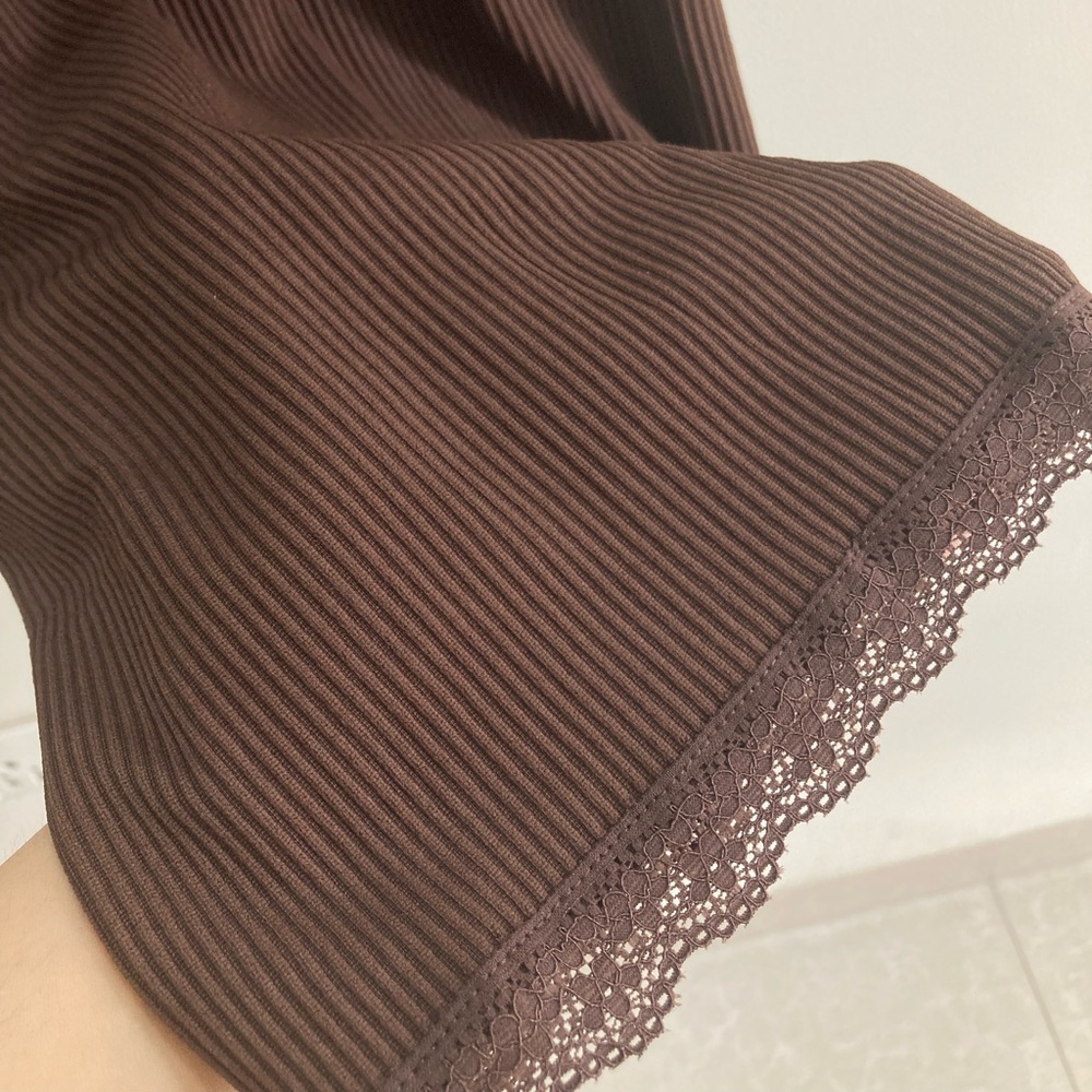 H&M Choco Dress with Lace Trims - Picture 6 of 6